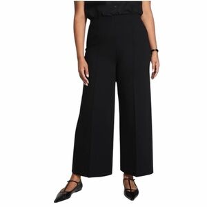 Spanx Ponte Cropped Wide Leg Pant